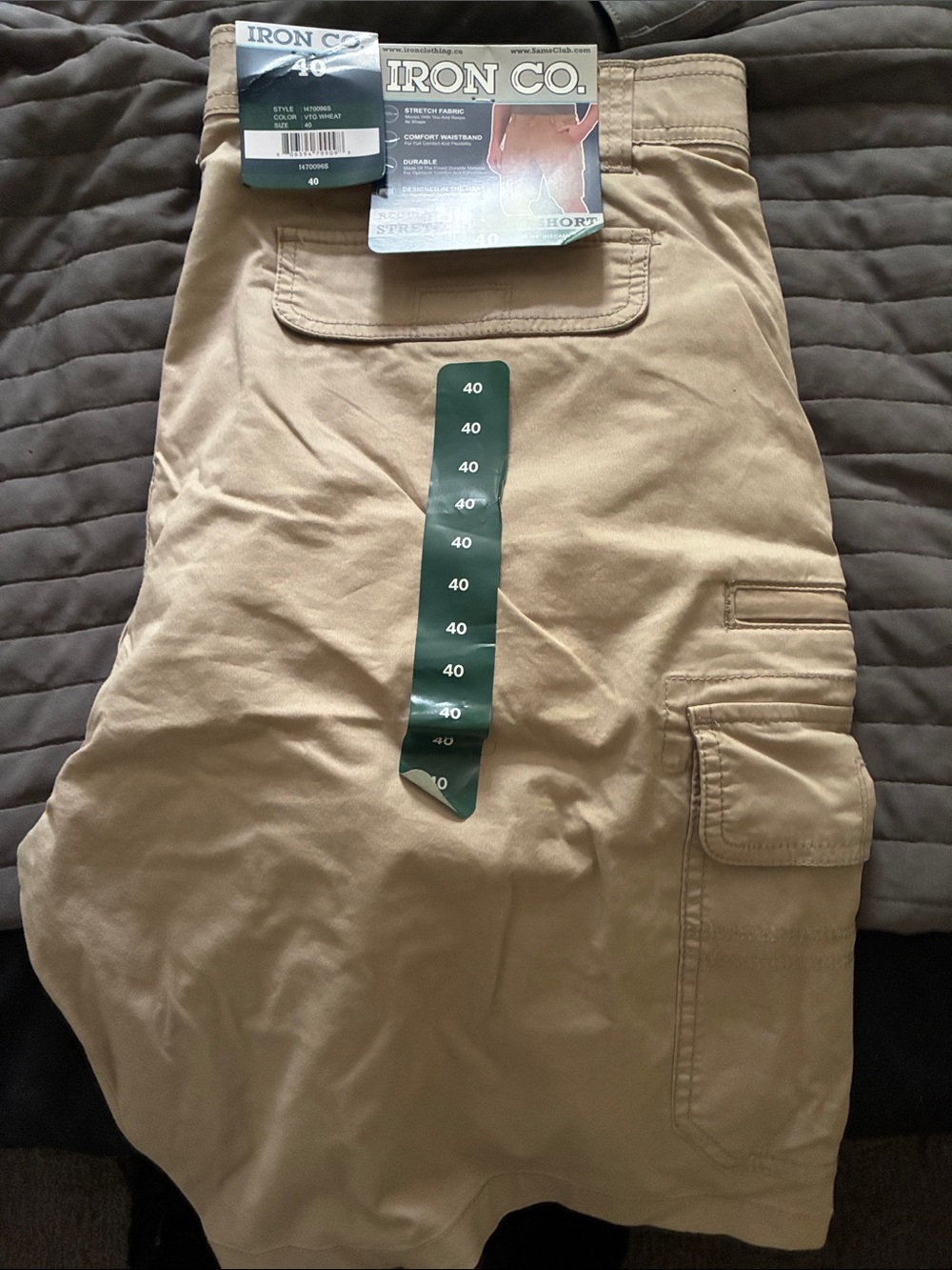 Iron Co. Men’s Tan Cargo Shorts